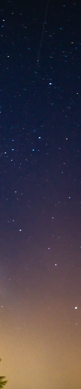 Zelte im Fundy Nationalpark unter dem Sternenhimmel
